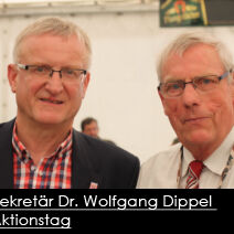 Staatssekretär Dr. Wolfgang Dippel beim Aktionstag