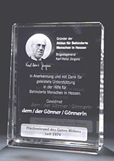 Brigadegeneral Karl-Heinz Jörgens – Glas Brigadegeneral Karl-Heinz Jörgens – Glas